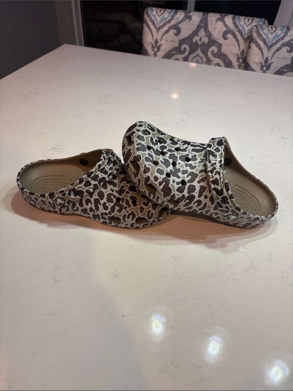 Leopard Print Slip-On Clog